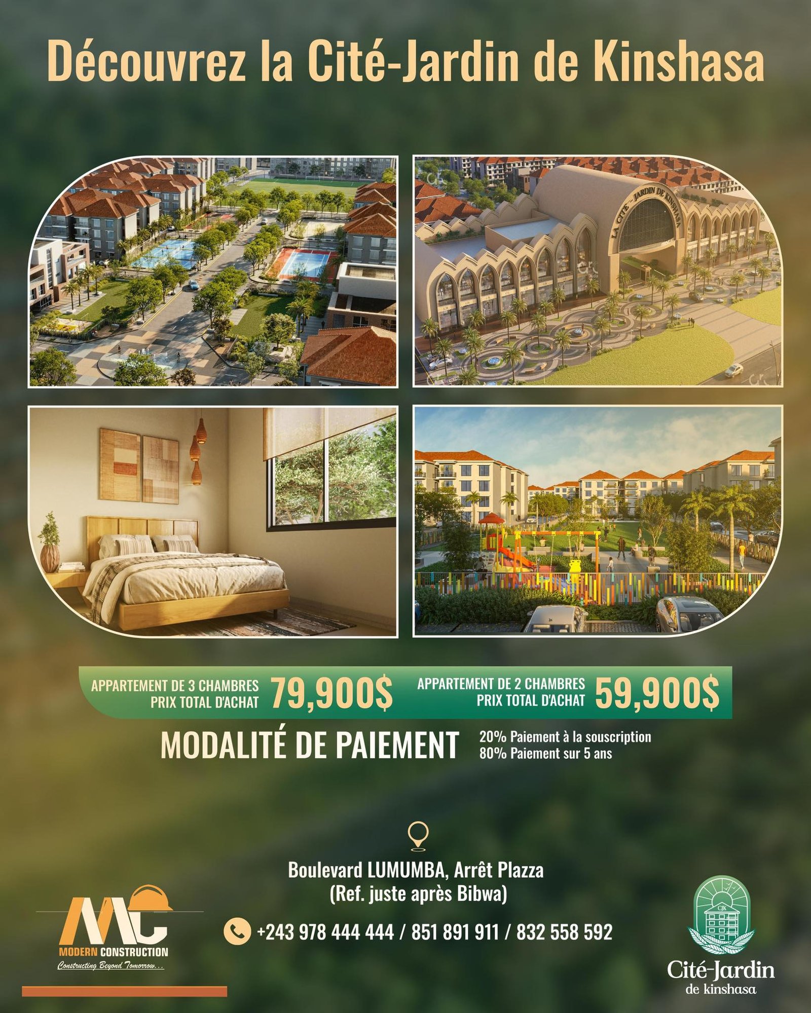 Modern Construction Congo - Projets immobiliers